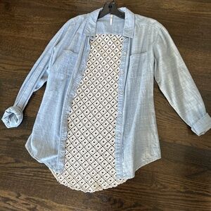 Free people chambray top